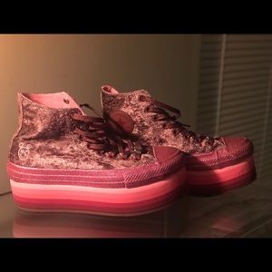COPY - High platform Miley Cyrus edition converse